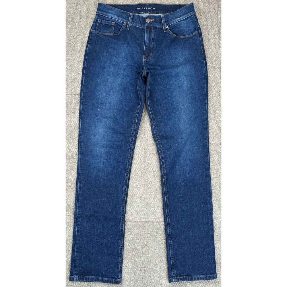 Mott & Bow Boyfriend 5 Pocket Women's Denim Straight Leg Jeans Size 27x30